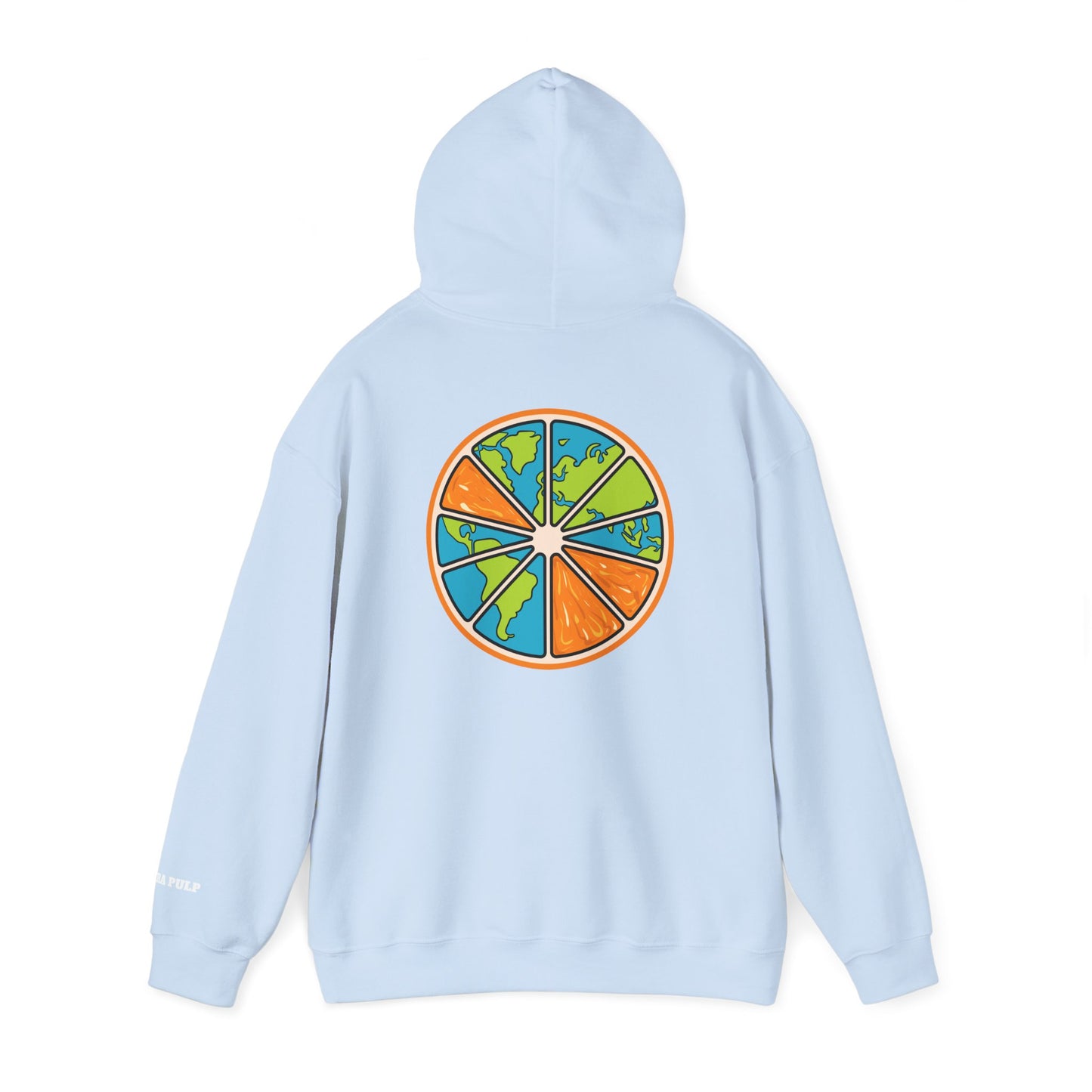 Unisex Heavy Blend™ Hooded Sweatshirt - Extra Pulp Earth Design