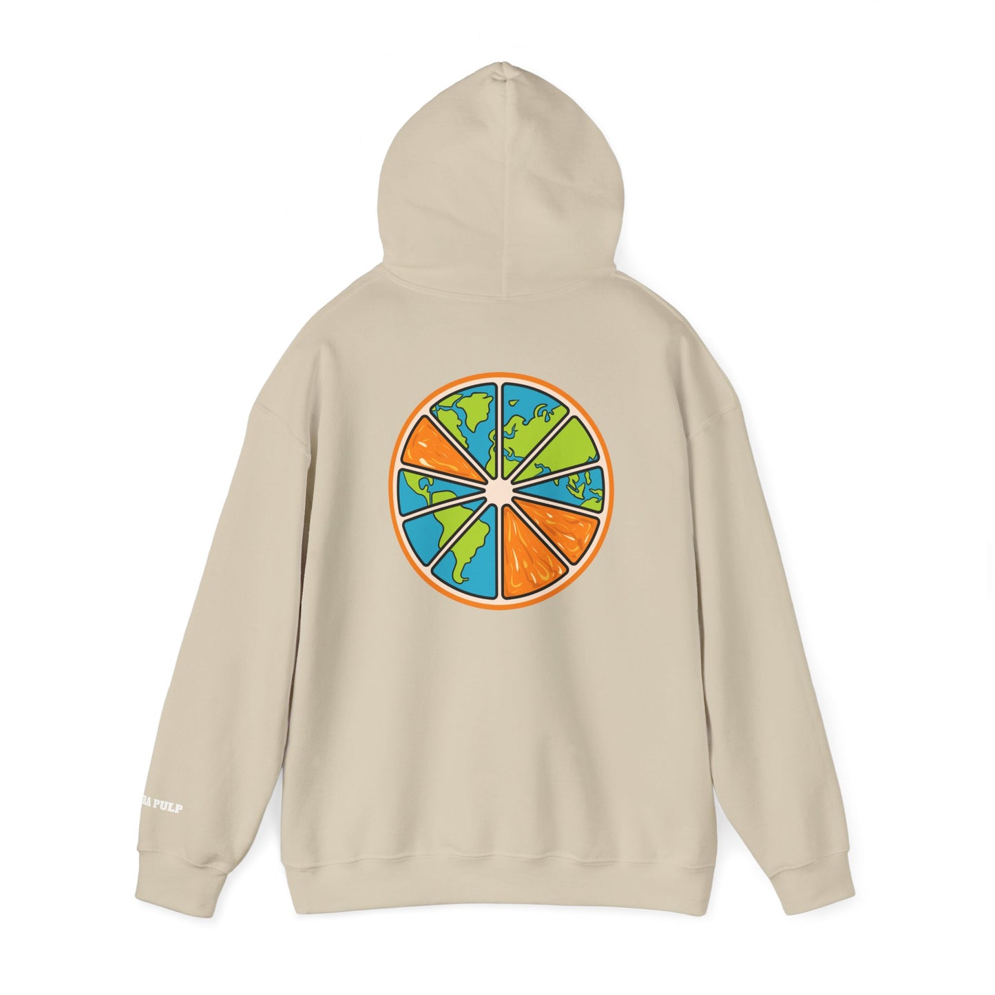 Unisex Heavy Blend™ Hooded Sweatshirt - Extra Pulp Earth Design
