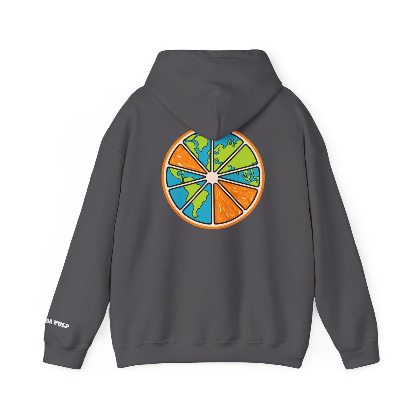Unisex Heavy Blend™ Hooded Sweatshirt - Extra Pulp Earth Design