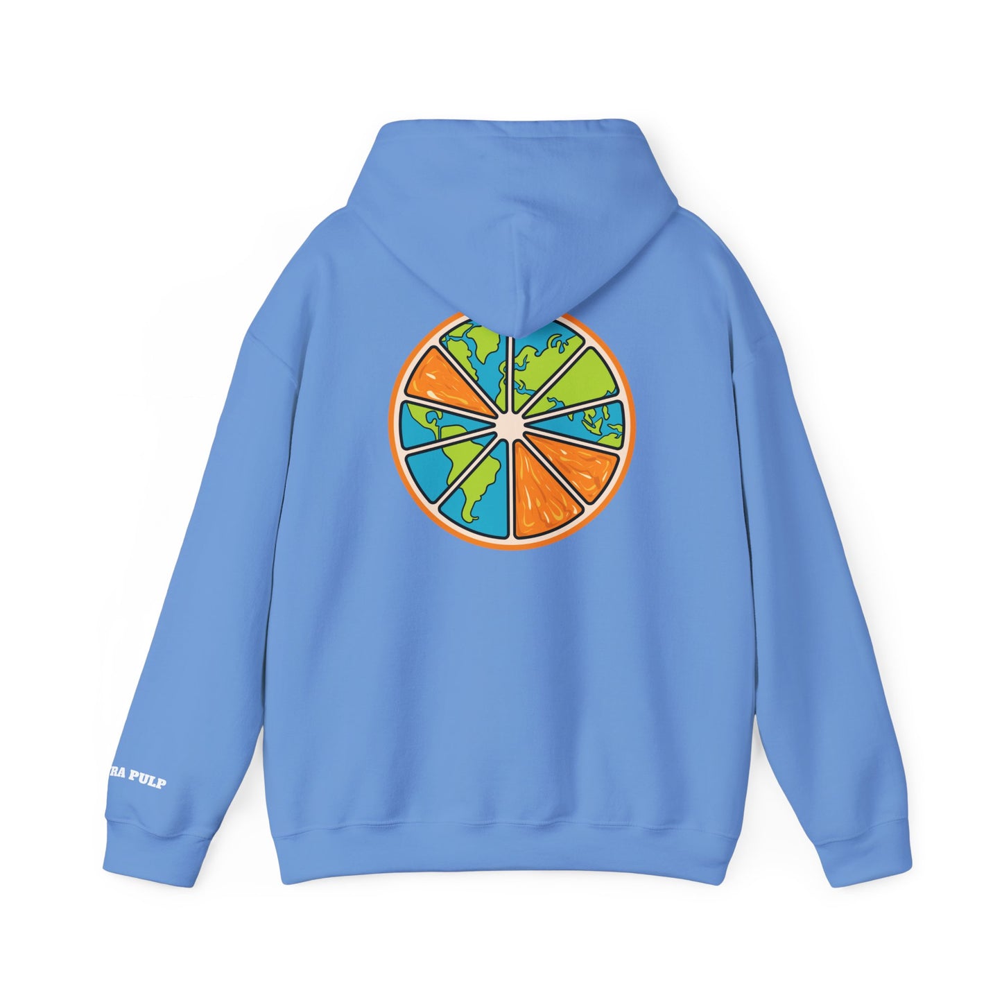 Unisex Heavy Blend™ Hooded Sweatshirt - Extra Pulp Earth Design