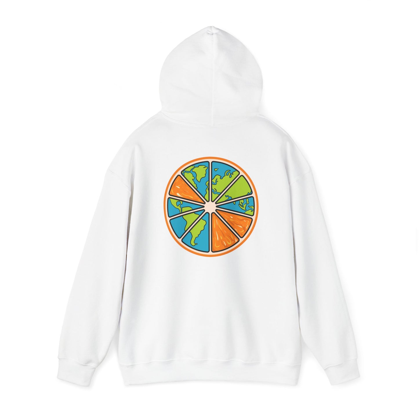 Unisex Heavy Blend™ Hooded Sweatshirt - Extra Pulp Earth Design