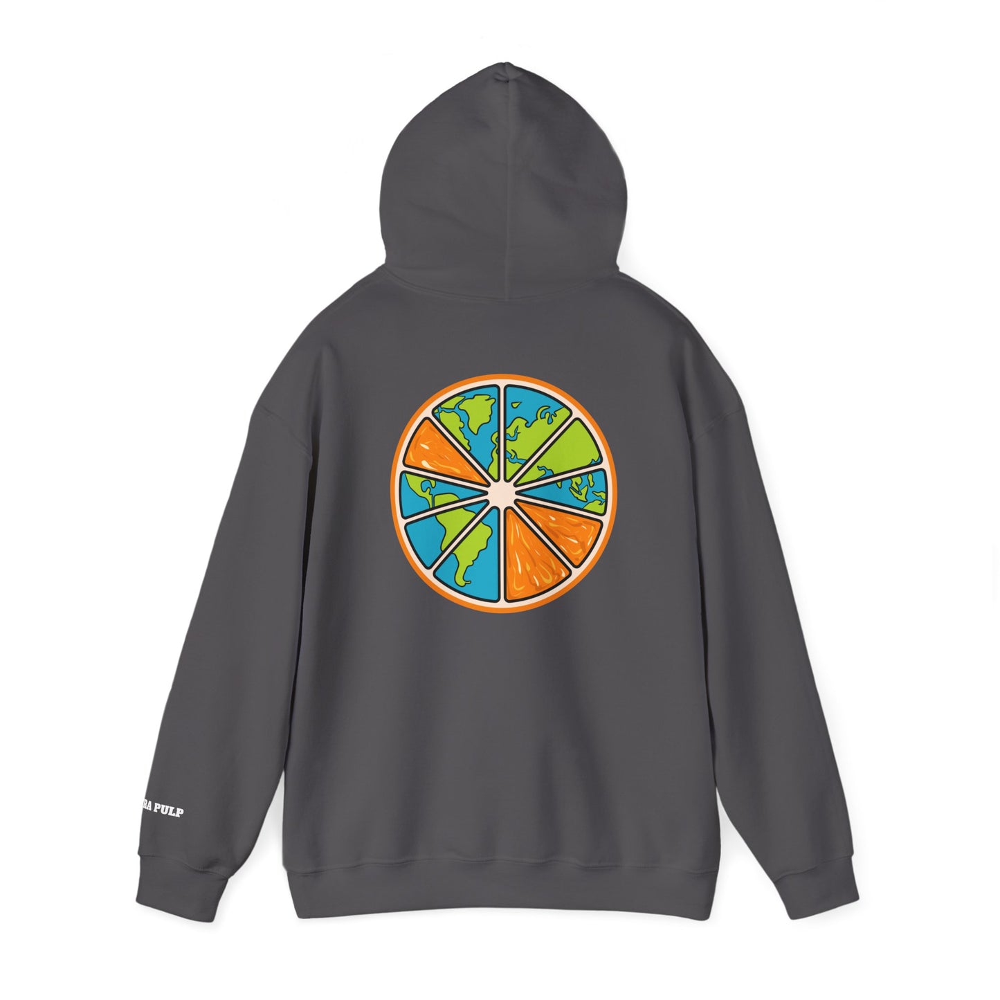 Unisex Heavy Blend™ Hooded Sweatshirt - Extra Pulp Earth Design