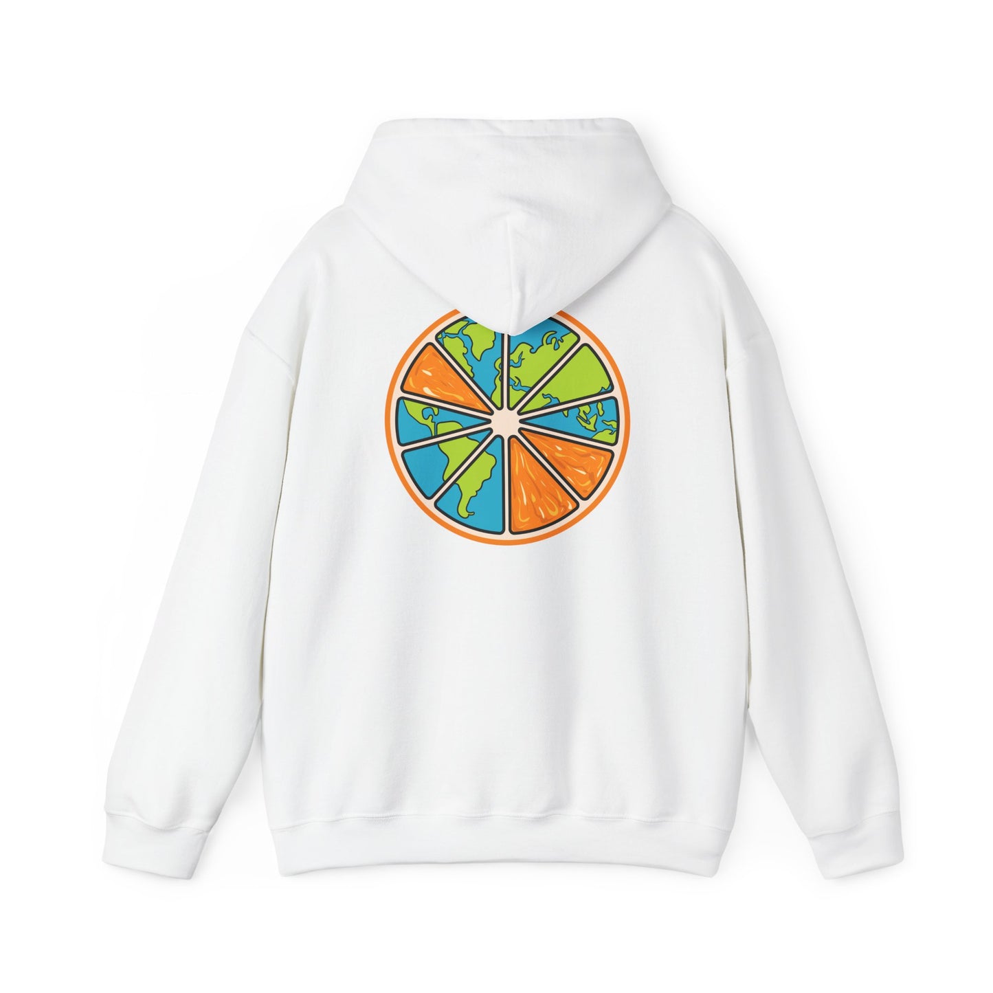 Unisex Heavy Blend™ Hooded Sweatshirt - Extra Pulp Earth Design
