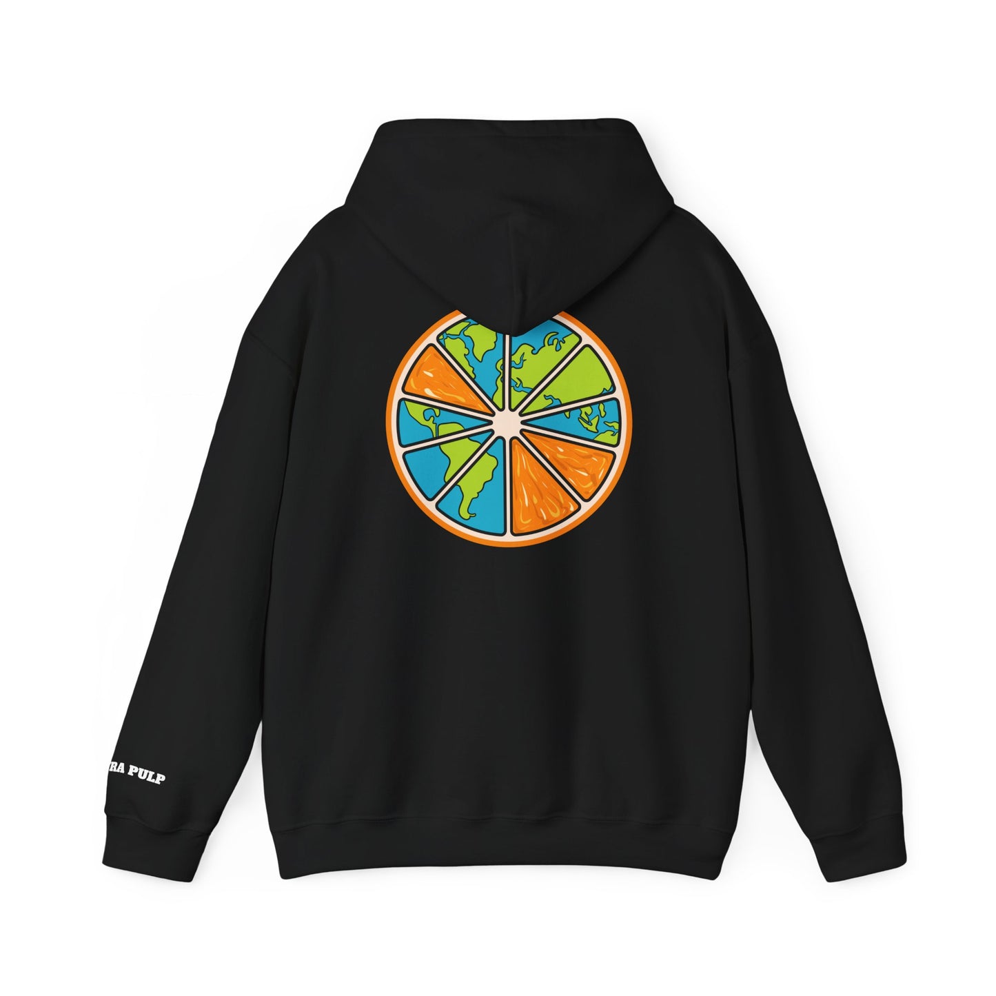 Unisex Heavy Blend™ Hooded Sweatshirt - Extra Pulp Earth Design