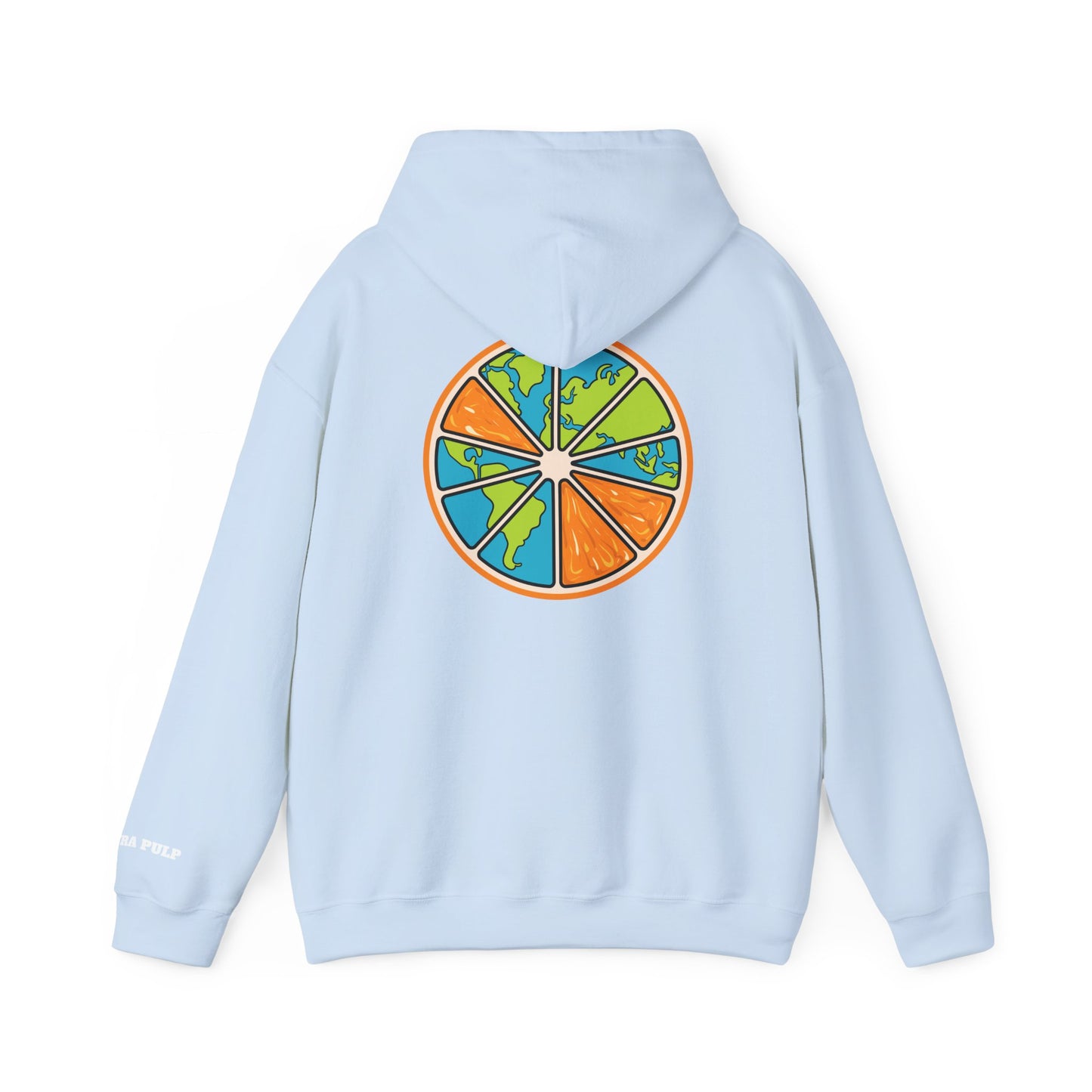 Unisex Heavy Blend™ Hooded Sweatshirt - Extra Pulp Earth Design